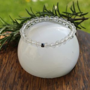 Bracelet Cristal de Roche 6mm
